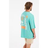 Protest - Prtcode - T-shirt - Wave Green - 100% Katoen - Ademend