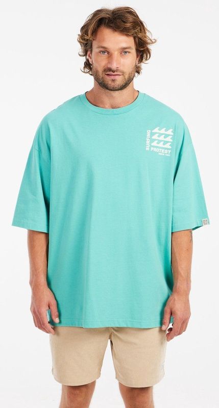 Protest - Prtcode - T-shirt - Wave Green - 100% Katoen - Ademend