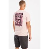 Protest - Prtvictor - T-Shirt - Peach Pink - 100% Katoen