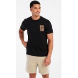 Protest - Prtvictor - T-Shirt - True Black - 100% Katoen - Normale Pasvorm