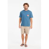 Protest - Prtjake - T-shirt - Raku Blue - 100% Katoen - Ademend