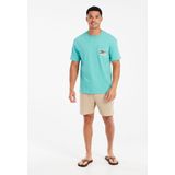 Protest - Prtjake - T-shirt - Wave Green - 100% Katoen - Losse Pasvorm