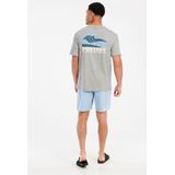 Protest - Prtjake - T-Shirt - Donkergrijs Melee - 100% Katoen - Losse Pasvorm