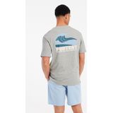 Protest - Prtjake - T-Shirt - Donkergrijs Melee - 100% Katoen - Losse Pasvorm