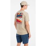 Protest - Prtoxford - T-Shirt - Bamboo Beige - 100% BCI-katoen - Normale Pasvorm