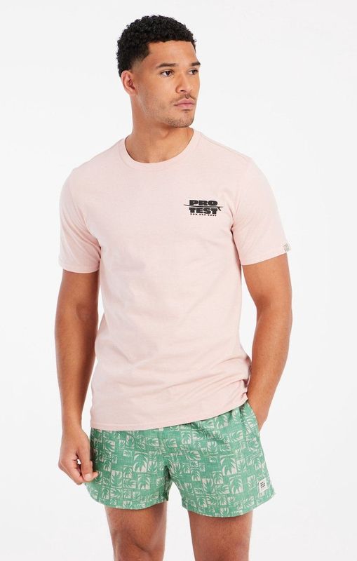 Protest - Prtbaio - T-shirt - Peach Pink - 100% Katoen - Normale Pasvorm