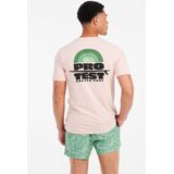 Protest - Prtvictor - T-Shirt - Peach Pink - 100% Katoen