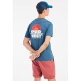 Protest - Prtbaio - T-shirt - Raku Blue - 100% Katoen - Normale Pasvorm