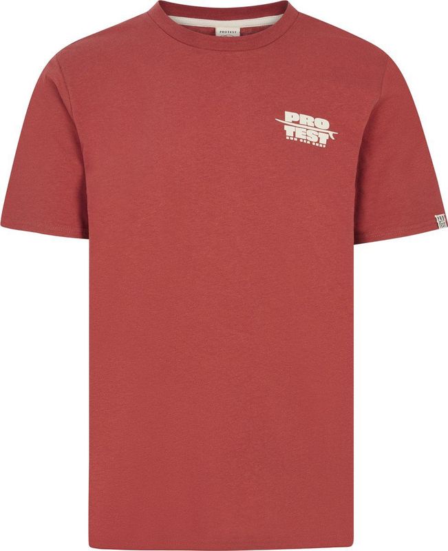 Protest - Prtbaio - T-Shirt - Brick Red - 100% Katoen