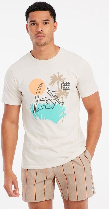 Protest - PRTrodas - T-shirt - Kitoffwhite - Korte Mouwen - Ronde Hals