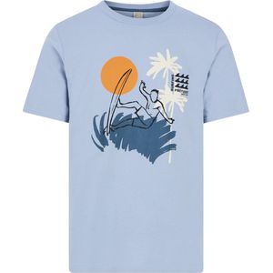 Protest - Prtrodas - T-shirt - Dusty Blue - 100% Katoen - Normale Pasvorm