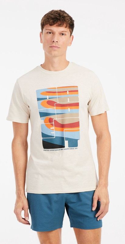 Protest - Prtniagra - T-Shirt - Kit Offwhite - 100% Katoen