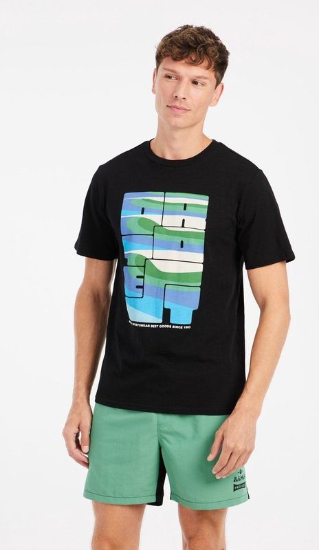 Protest - Prtniagra - T-shirt - True Black - 100% Katoen - Normale Pasvorm