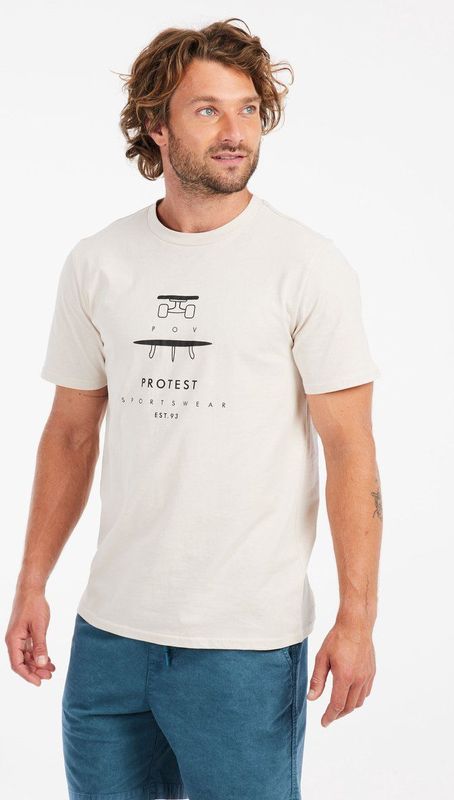 Protest - Prtandros - T-Shirt - Kit Offwhite - 100% Katoen