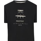 Protest - Prtandros - T-shirt - True Black - 100% Katoen - Normale Pasvorm