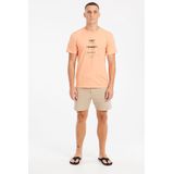 Protest - Prtandros - T-shirt - Cadmium Orange - 100% Katoen - Normale Pasvorm