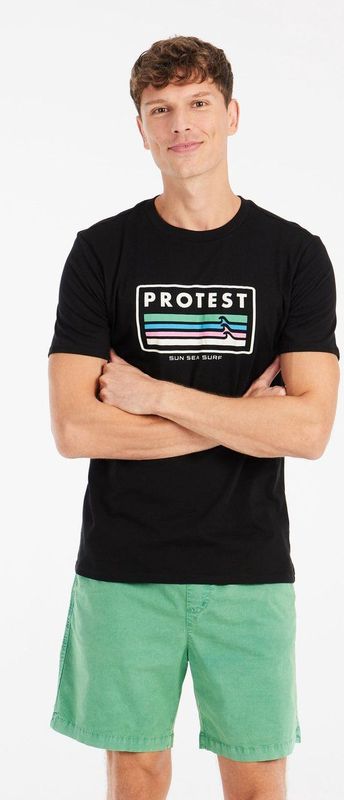 Protest - Prtbarn - T-Shirt - True Black - 100% Katoen - Normale Pasvorm