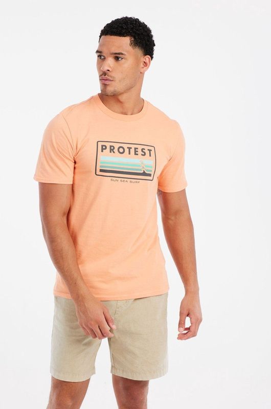 Protest - Prtbarn - T-Shirt - Cadmium Orange - 100% Katoen - Normale Pasvorm