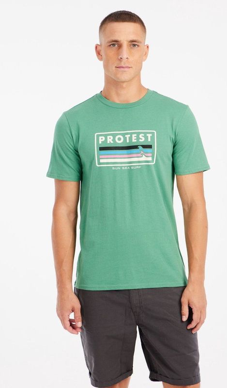 Protest - Prtbarn - T-Shirt - Cactus Green - 100% Katoen - Normale Pasvorm