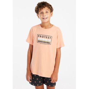 Protest - PRTMarius JR - T-shirt - Cadmium Orange - Korte Mouwen - Ronde Hals