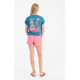 PRTMulti JR - T-shirt - Katoen-Polyester Mix - Roze