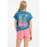 PRTMulti JR - T-shirt - Katoen-Polyester Mix - Roze