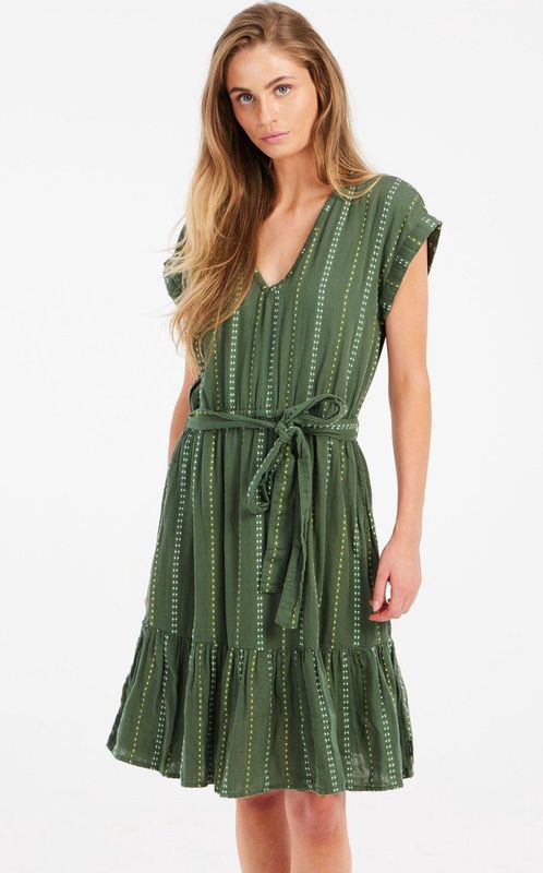 Protest - Prtwaiki - Jurk - Veggie Green - 100% Katoen