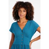 Protest - Zomerjurk - Blauw - Middellange Lengte - V-hals