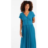 Protest - Zomerjurk - Blauw - Middellange Lengte - V-hals