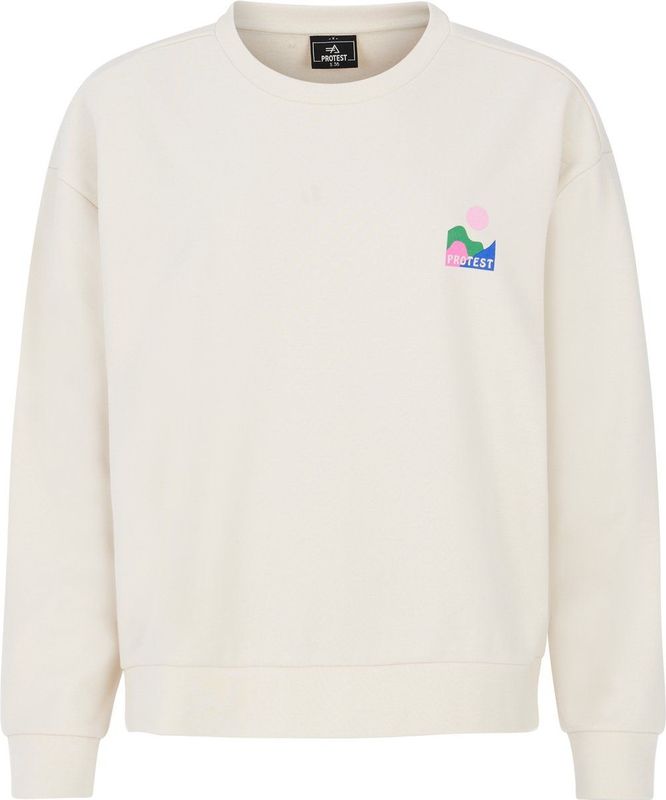 Protest - Nyle - Sweatshirt - Grijs - 80% Katoen 20% Polyester