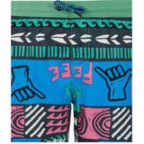 PRTRonald JR - Strandshort - Blauw - Waterafstotend - Knielengte