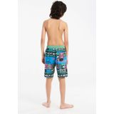 PRTRonald JR - Strandshort - Blauw - Waterafstotend - Knielengte