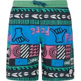 PRTRonald JR - Strandshort - Blauw - Waterafstotend - Knielengte