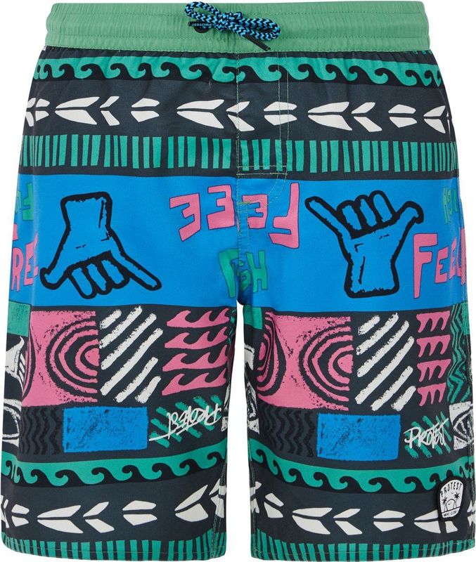 PRTRonald JR - Strandshort - Blauw - Waterafstotend - Knielengte