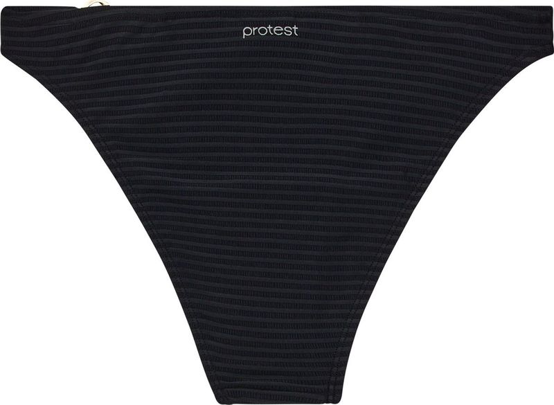 Protest - MIXGAYLER - Bikinibroekje - Zwart - Ribstructuur