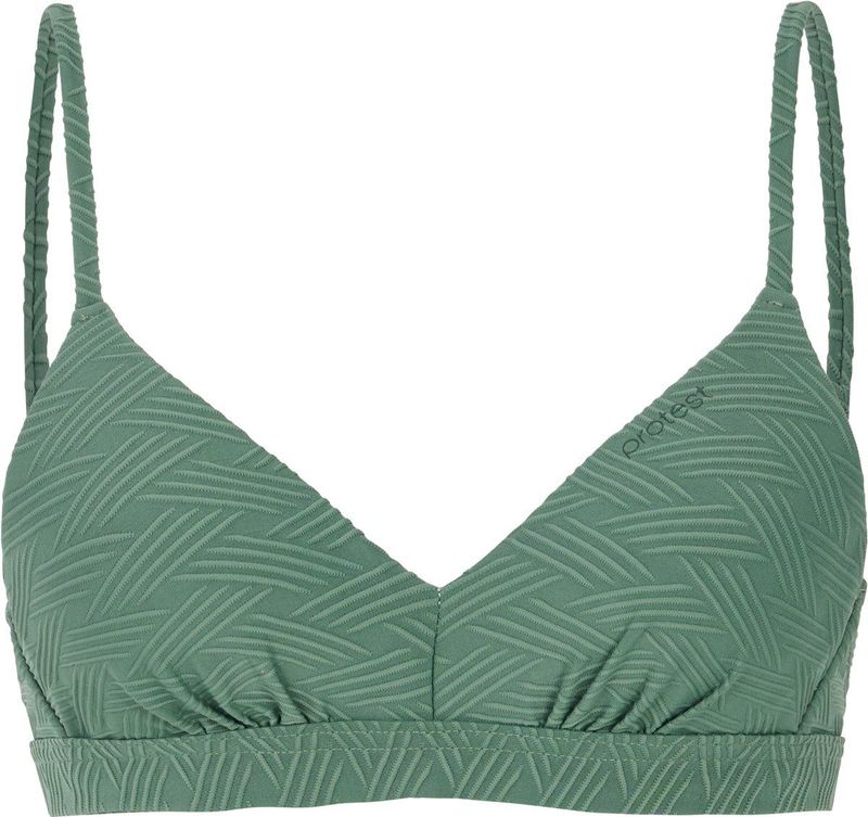 Protest - MIXAdair 25 - Bikinitop - Turkoois/Groen - Stretch - Verstelbare Schouderbandjes