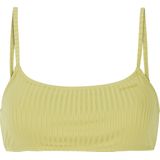 Protest - PRTKayla - T-shirt - Sour Green - Dames - Korte Mouwen - V-hals - Knoopsluiting