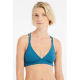 Protest Mixsupers Bikini Top Dames Blauw Xl/42