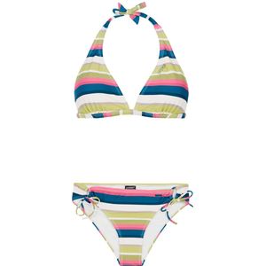 Protest - PRTKAMI - Halterbikini - Geel/Blauw/Wit