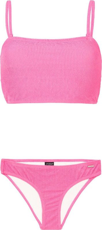 Protest - Prtbree - Bandeau Bikini - Smoothie Pink - 88% Polyamide, 12% Elastaan