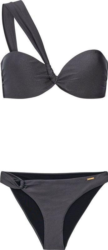 Protest - Prtblum - Bandeau Bikini - Anthra Grey - 80% Polyamide, 20% Elastaan
