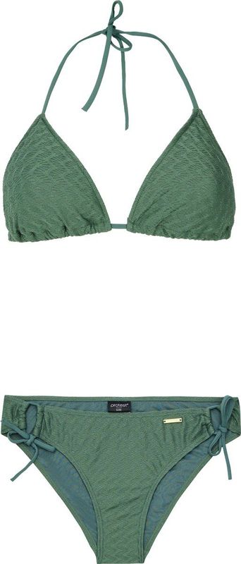 Protest - Grip - Triangelbikini - Groen - 94% Polyester, 6% Elastaan