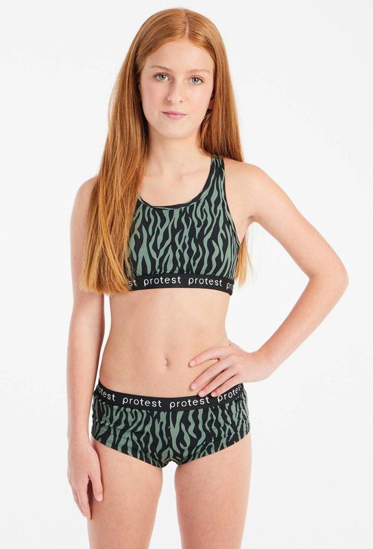 PRTMonica JR - Bralette Bikini - Blauw - Nylon