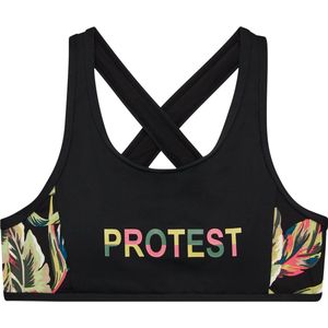 Protest - Prtfavour - Bikini - True Black - 88% Gerecycled Polyester, 12% Elastaan, Cross Back, Sneldrogend