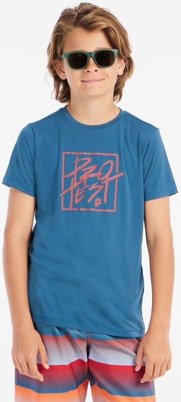 Protest - PRTROLF JR - Uv Shirt - Blauw - Katoen