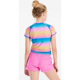 Protest - PRTTICKET JR - T-shirt - Blauw/Roze/Geel