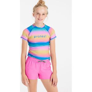 Protest - PRTTICKET JR - T-shirt - Blauw/Roze/Geel