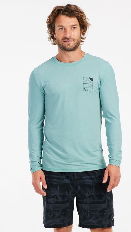 Protest - Prtaclon Surf LS - Zwemshirt - Arctic Green