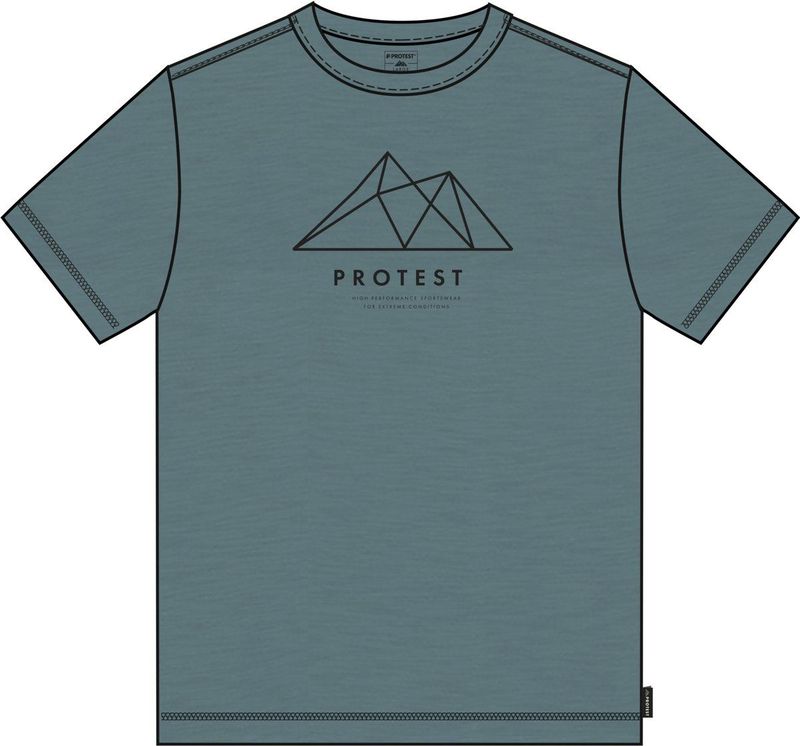 Protest - Prtoliver - T-Shirt - Arctic Green - Regular Fit - 100% Polyester