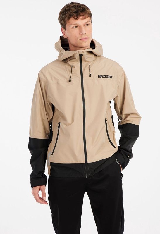 Protest - Prtpontal Outdoor - Jas - Bamboo Beige - Waterdicht 10.000 mm